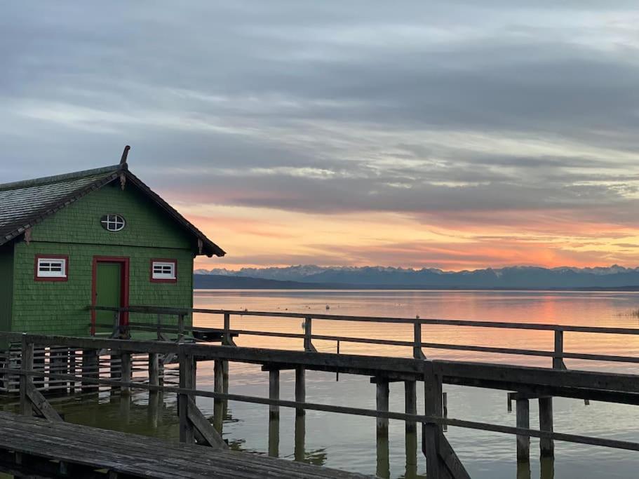 Traumurlaub Westcoast Ammersee 7 Gehminuten Zum See Schondorf am Ammersee Exterior foto