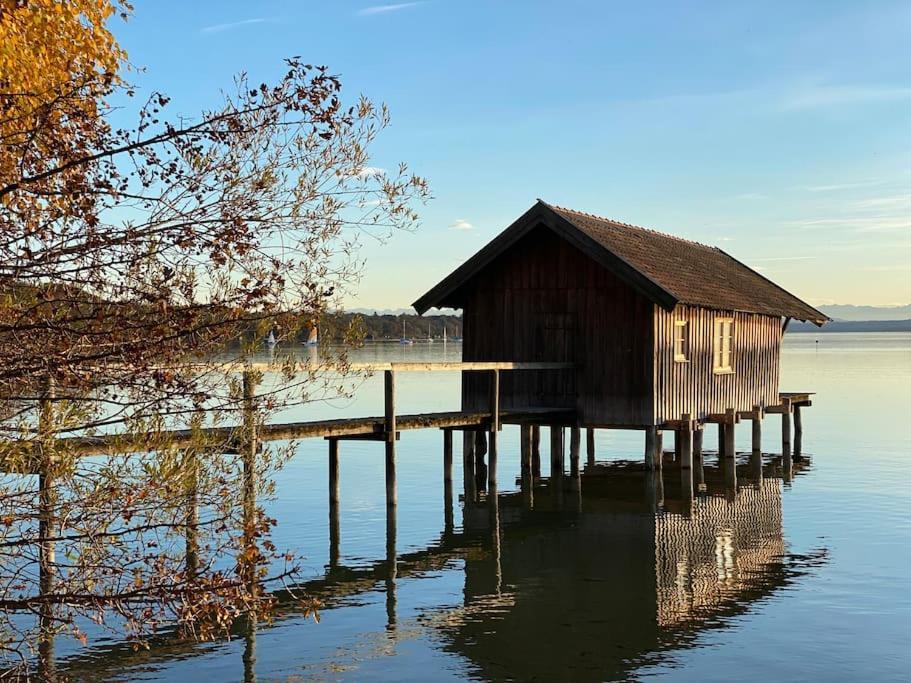 Traumurlaub Westcoast Ammersee 7 Gehminuten Zum See Schondorf am Ammersee Exterior foto